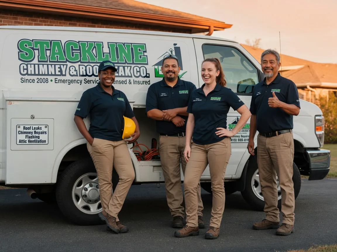 Chimney flashing repair company in Wedgefield, SC